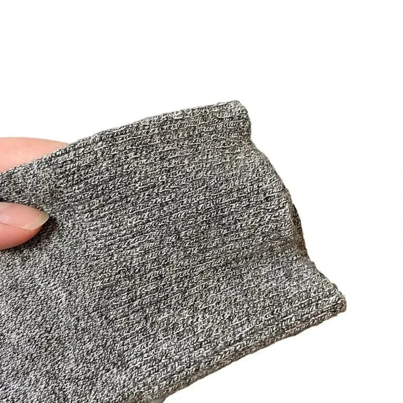 Calvin Klein Black Gray Colorblock Turtleneck Sweater Medium Asymmetrical Hem - Picture 5 of 14